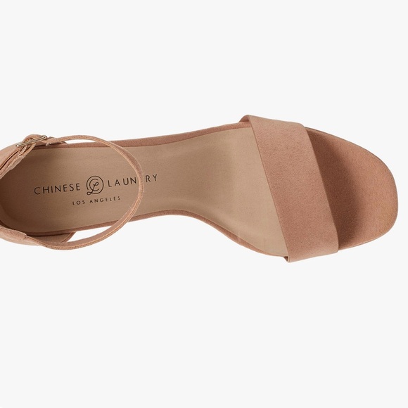 Chinese laundry Teri 3.5” block heel dark nude women’s 8 - Picture 6 of 11